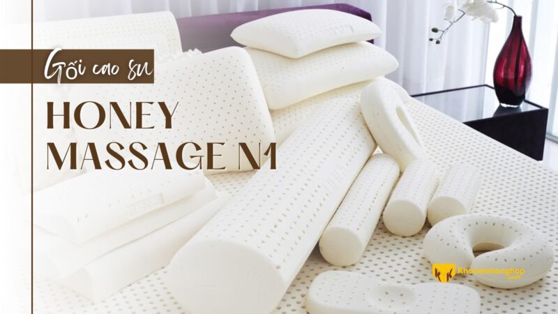 Gối cao su Vạn Thành Honey Massage N1