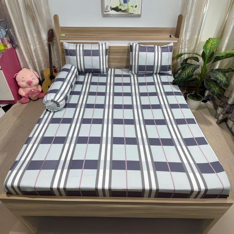 Bộ Drap Thun Lạnh Hàn Quốc Cao Cấp (4 món) 48