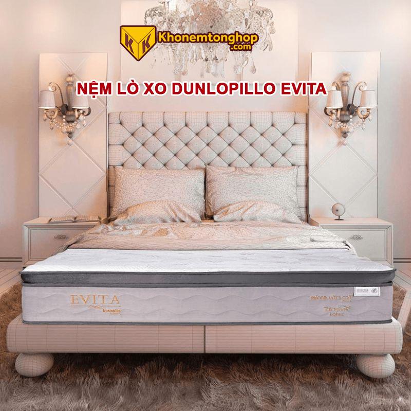 Nệm lò xo Dunlopillo Evita cao cấp và sang trọng