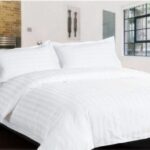 [Khách sạn] Bộ drap mền cotton trắng Annata 6