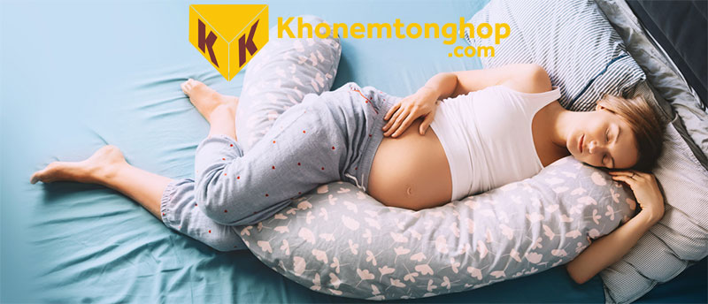 Tư thế ngủ cho bà bầu giai đoạn giữa thai kì (tháng thứ 4 – tháng thứ 7)
