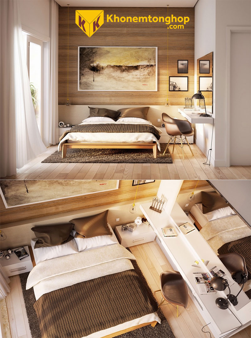 Cách trang trí phòng ngủ nhỏ thông qua nghiên cứu kỹ mặt bằng và diện tích căn phòng