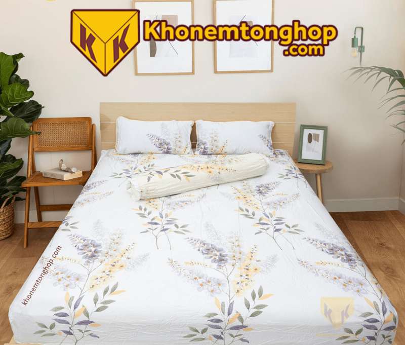 Drap giường Hàn Quốc thiết kế đẹp mắt