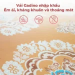 Nệm Gòn Gấm Gadino Gấp 3 14 Nệm Gòn Gấm Gadino Gấp 3 13