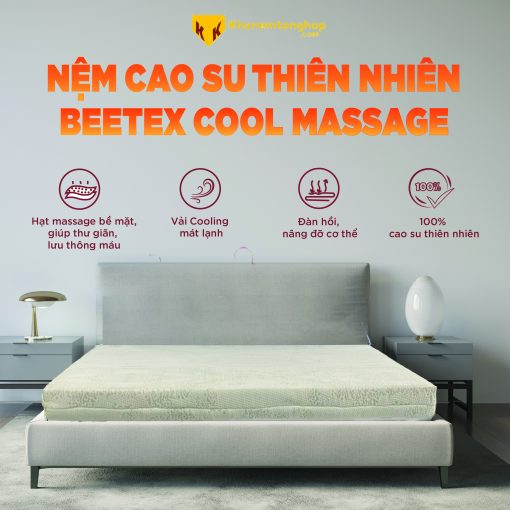 Nệm cao su thiên nhiên Beetex Cool Massage 1