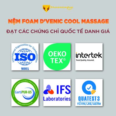 Nệm Foam D'Venic Cool Massage 15