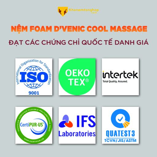 Nệm Foam D'Venic Cool Massage 5