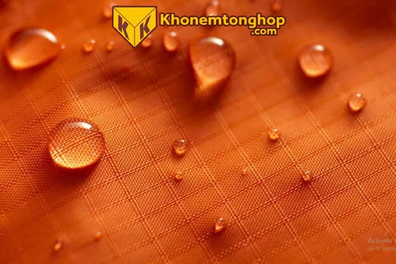 Vải nylon có khả năng chống thấm nước và chống ẩm tốt