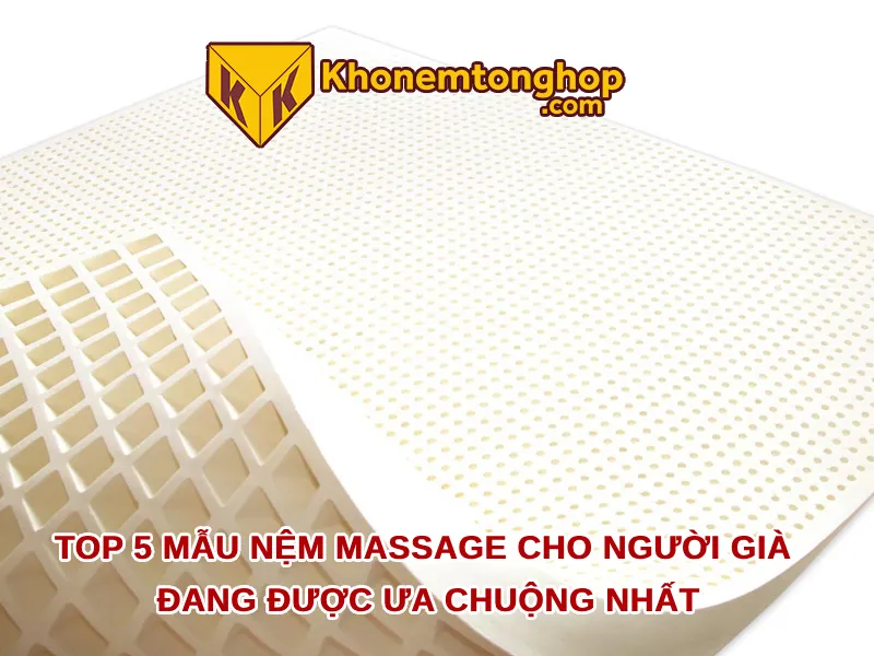 Top 5 mẫu nệm massage cho người già đang được ưa chuộng nhất [timect]