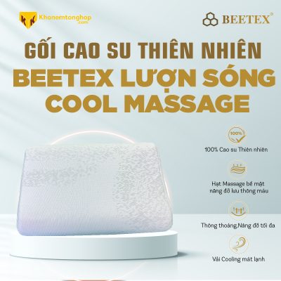 Gối cao su thiên nhiên Beetex Cool Massage_03