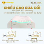 Gối cao su thiên nhiên Beetex Massage Lượn Sóng 8 Gối cao su thiên nhiên Beetex Lượn Sóng Massage_02