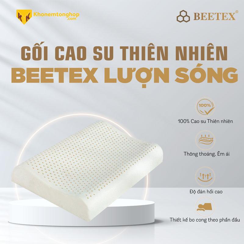Ưu điểm của gối cao su thiên nhiên Beetex Lượn Sóng