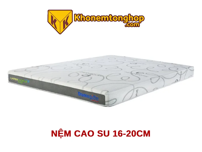 Nệm cao su 10-16cm