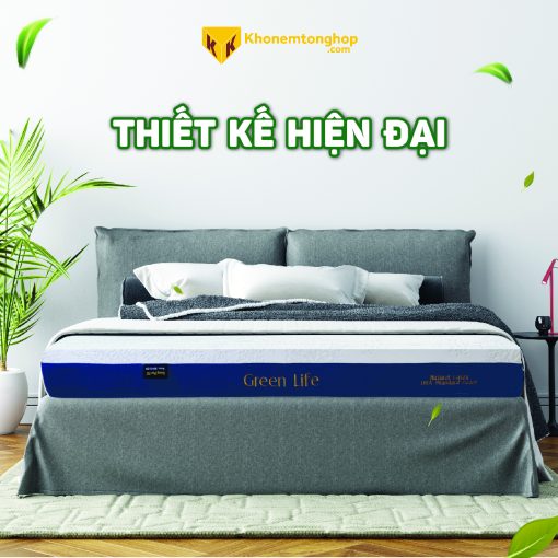 Thiết kế Nệm cao su đa tầng Beetex Green Life hiện đại