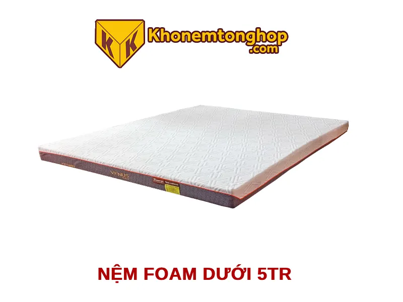 Nệm foam dưới 5tr