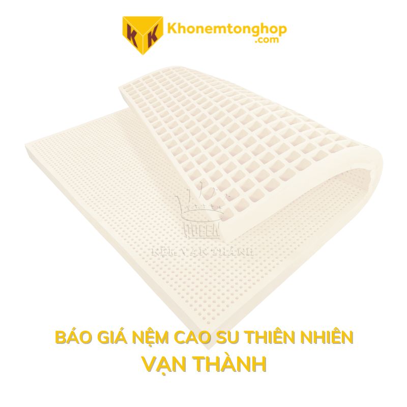 Báo giá nệm cao su thiên nhiên Vạn Thành mới nhất [timect] 1