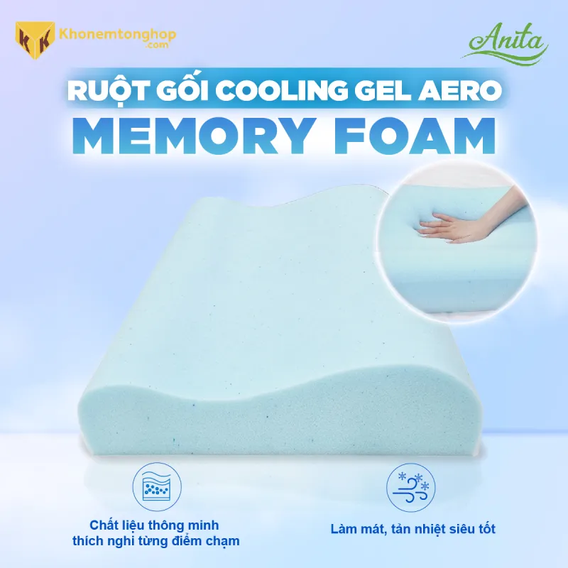 Memory Foam Pillow giúp cải thiện chất lượng giấc ngủ