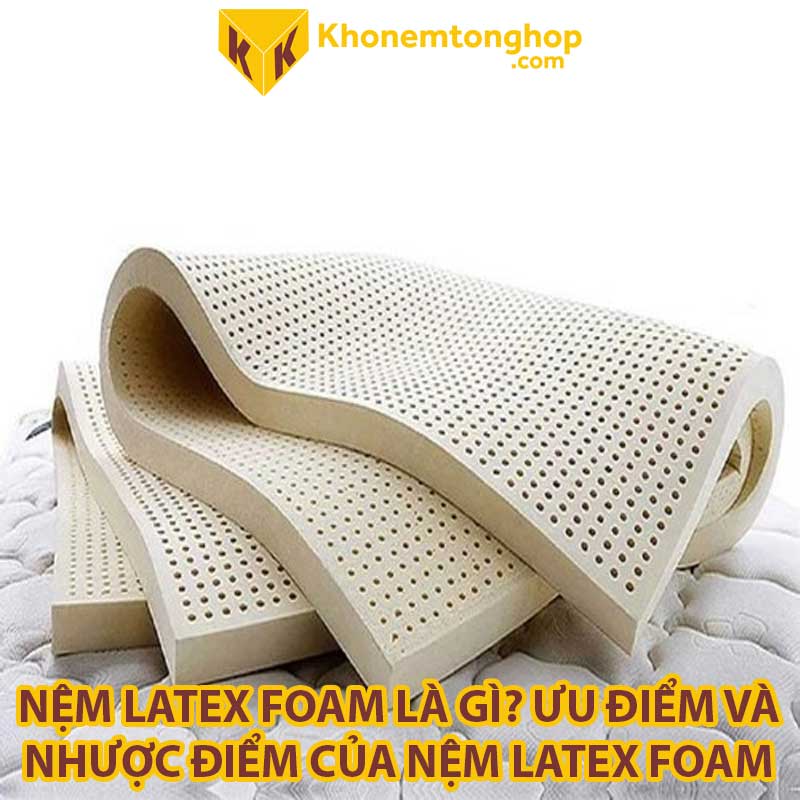 Nệm Latex Foam Là Gì? Ưu Điểm và Nhược Điểm Của Nệm Latex Foam