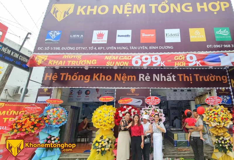 Cửa hàng nệm Bình Dương uy tín, giá rẻ