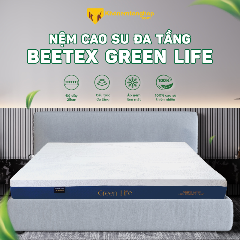 Nệm Memory Foam Beetex Green Life