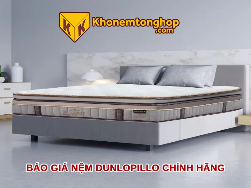 Báo giá nệm Dunlopillo chính hãng 2024