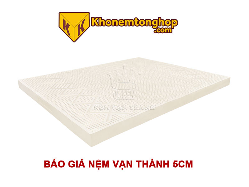 Báo giá nệm Vạn Thành 5cm