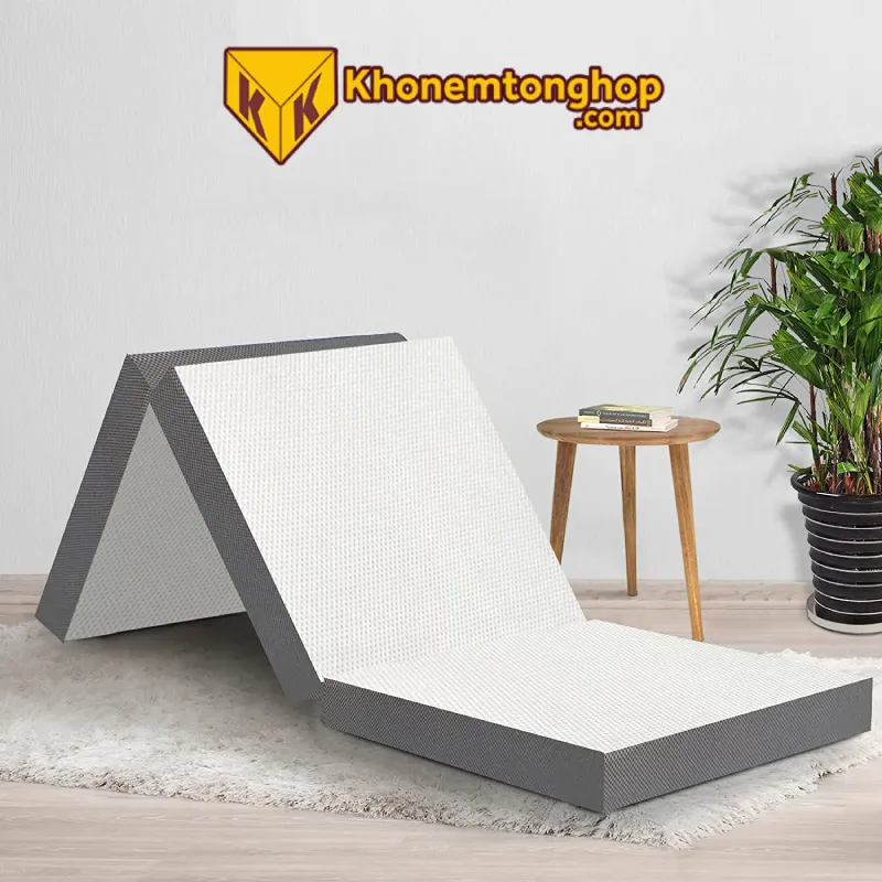 Mẫu nệm foam gấp 3 chất lượng, có độ bền cao