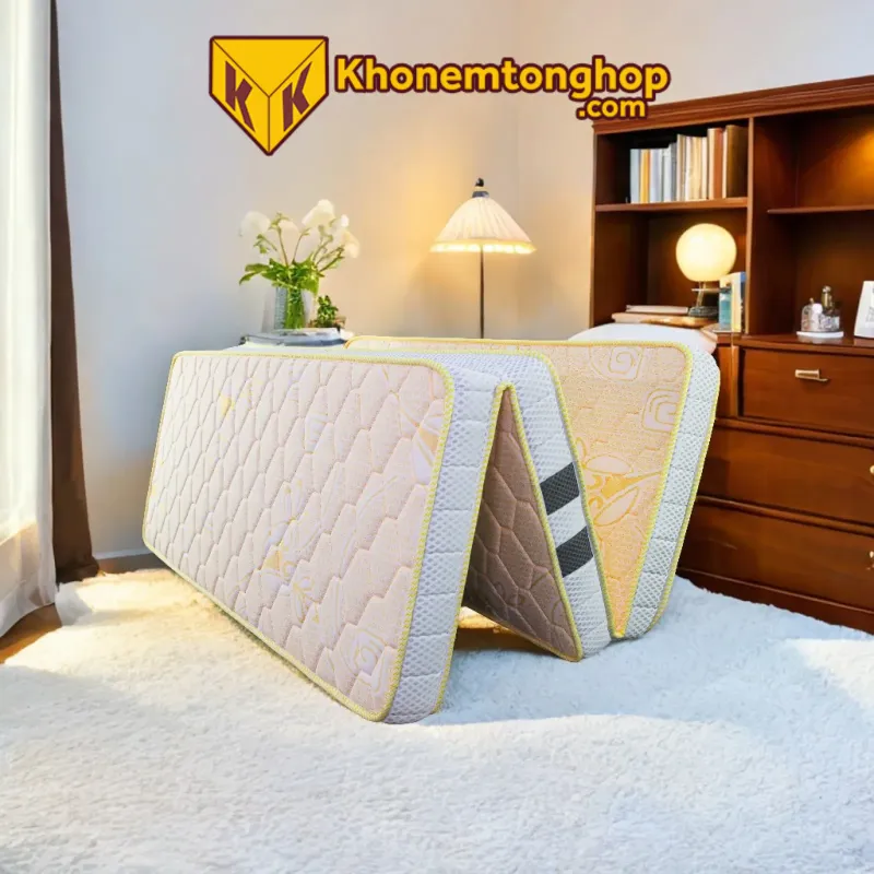 Mẫu nệm foam gấp gọn tiện lợi khi sử dụng và bảo quản