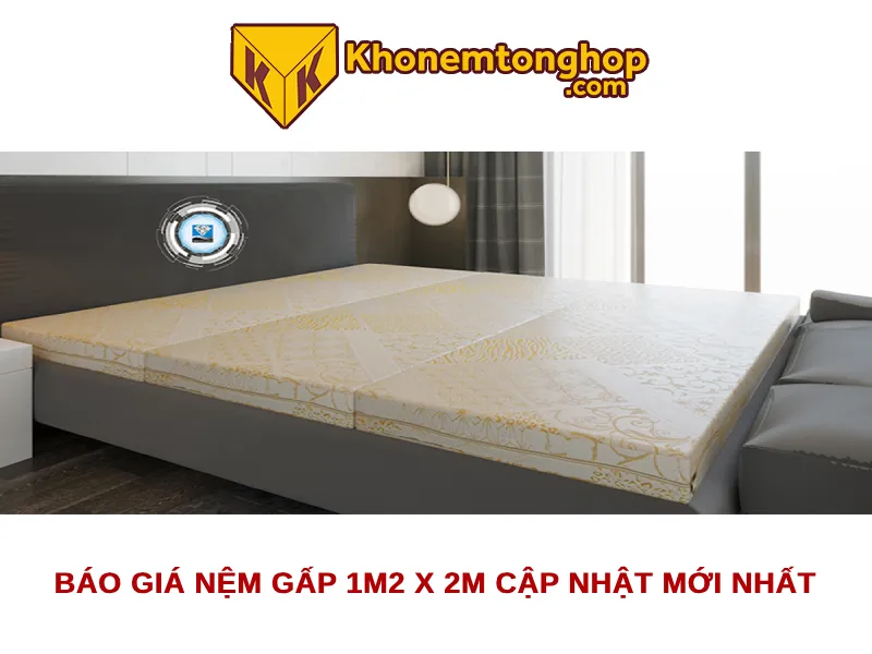 Báo giá nệm gấp 1m2 x 2m cập nhật mới nhất 2024