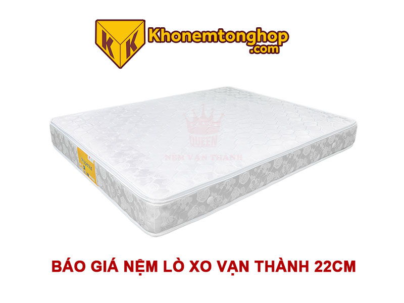 Báo Giá Nệm Lò Xo Vạn Thành 22cm