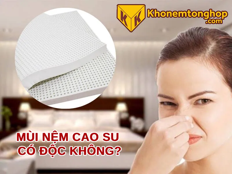 Mùi nệm cao su có độc không?