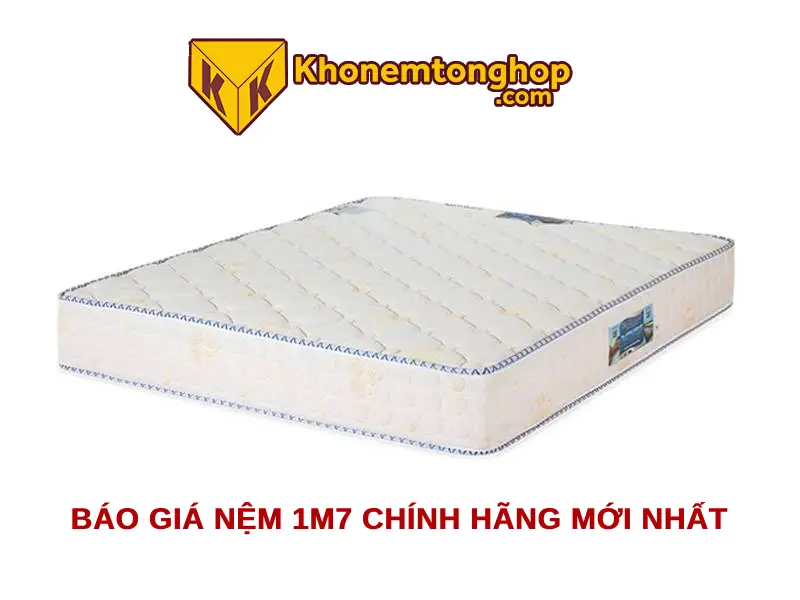 Báo giá nệm 1m7 chính hãng mới nhất [timect]