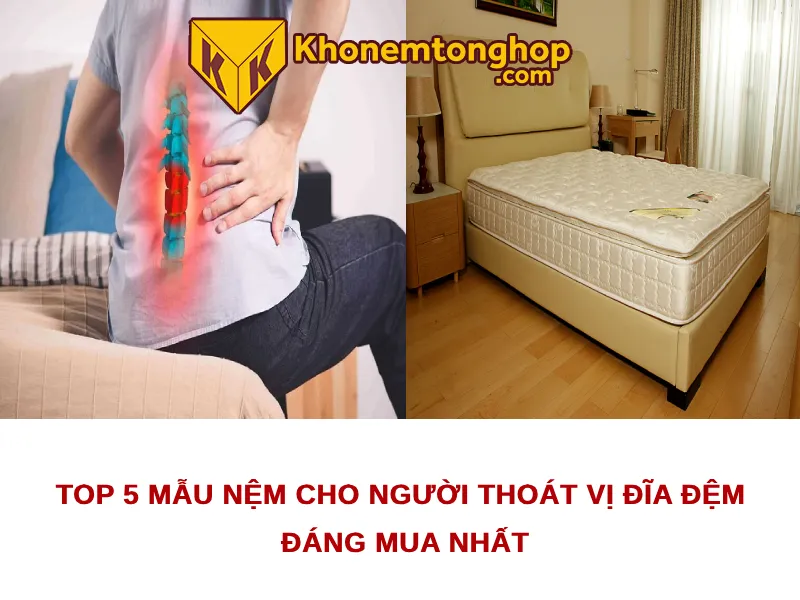 Top 5 mẫu nệm cho người thoát vị đĩa đệm đáng mua nhất [timect]