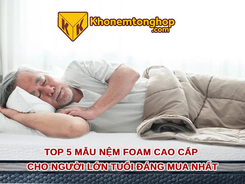 Top 5 mẫu nệm foam cao cấp cho người lớn tuổi đáng mua nhất [timect]