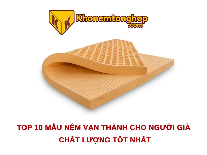 Top 10 mẫu nệm Vạn Thành cho người già chất lượng tốt nhất