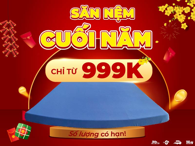 [TẾT 2025] NHẬN LÌ XÌ KHI MUA NỆM TẠI KHO NỆM TỔNG HỢP! 5