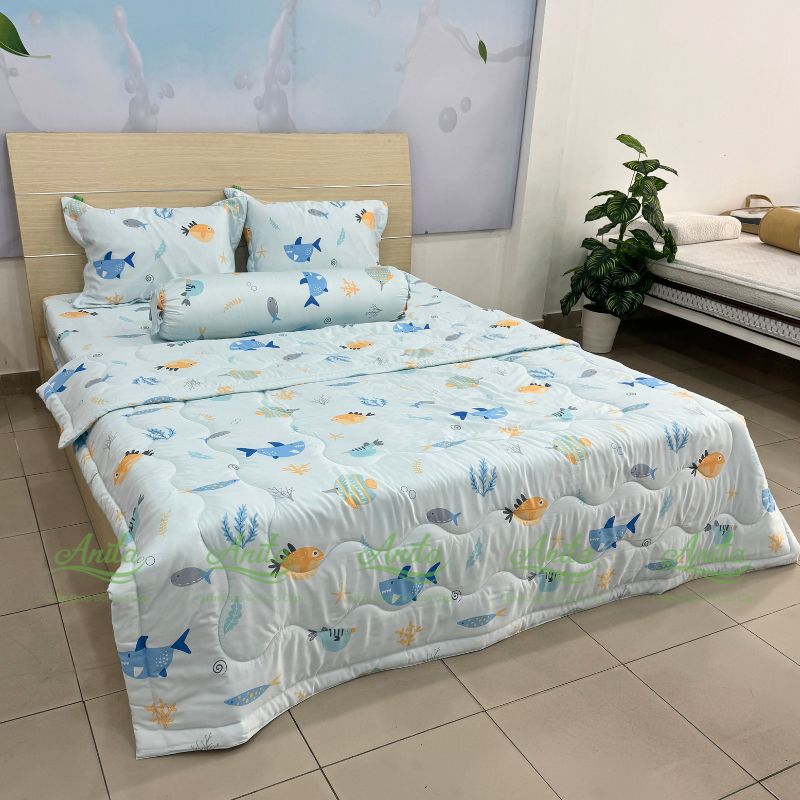 Combo Drap Mền Tencel Microfiber (5 món) - Mã số 52 16