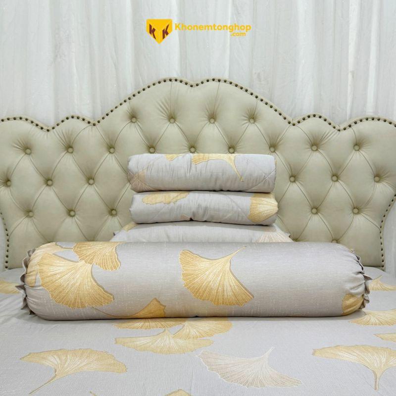 Combo Drap Mền Tencel Annata Sweet 5 món 1 mền, 1 drap, 2 áo gối nằm và 1 áo gối ôm