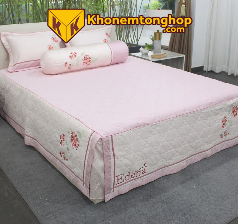 Drap giường Edena bền bỉ, thiết kế tinh tế