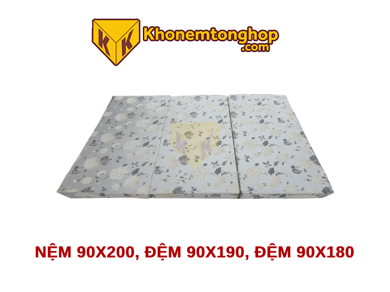 Nệm 90x200, đệm 90x190, đệm 90x180