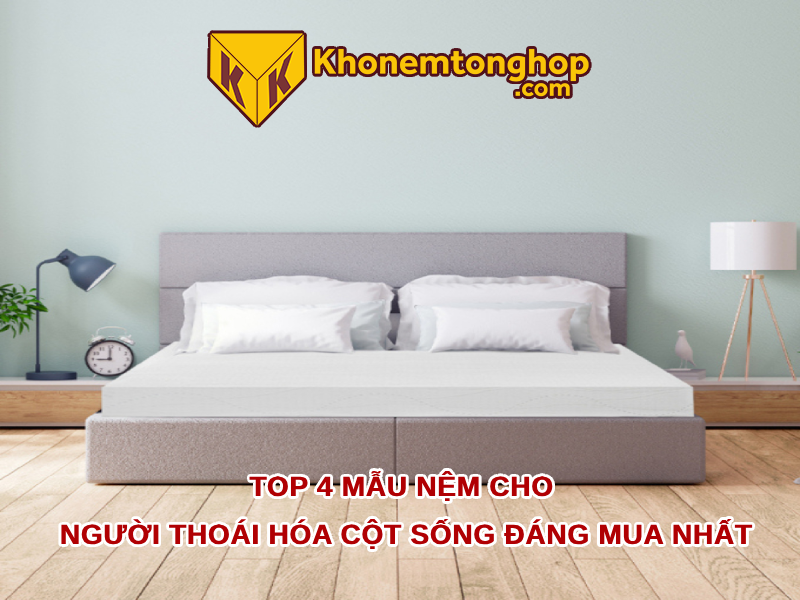 Top 4 mẫu nệm cho người thoái hóa cột sống đáng mua nhất 2025