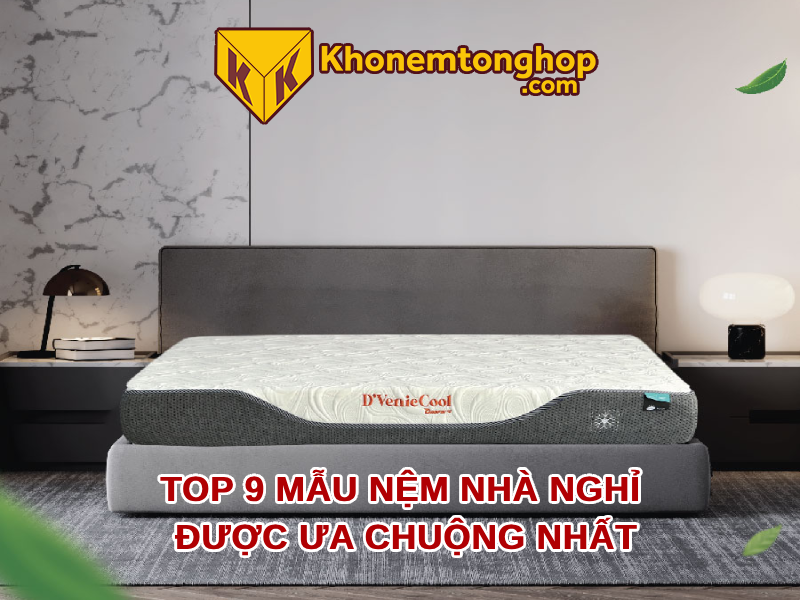 Top 9 mẫu nệm nhà nghỉ được ưa chuộng nhất 2025