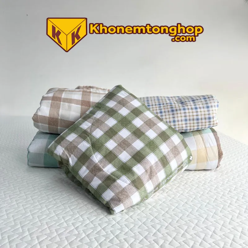 Mền hè Cotton lạnh thiết kế đa dạng, mang tính thẩm mỹ cao
