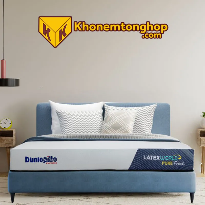 Báo giá nệm Dunlopillo 1m4x2m (140x200cm) cập nhật mới nhất 3 Nệm cao su Dunlopillo