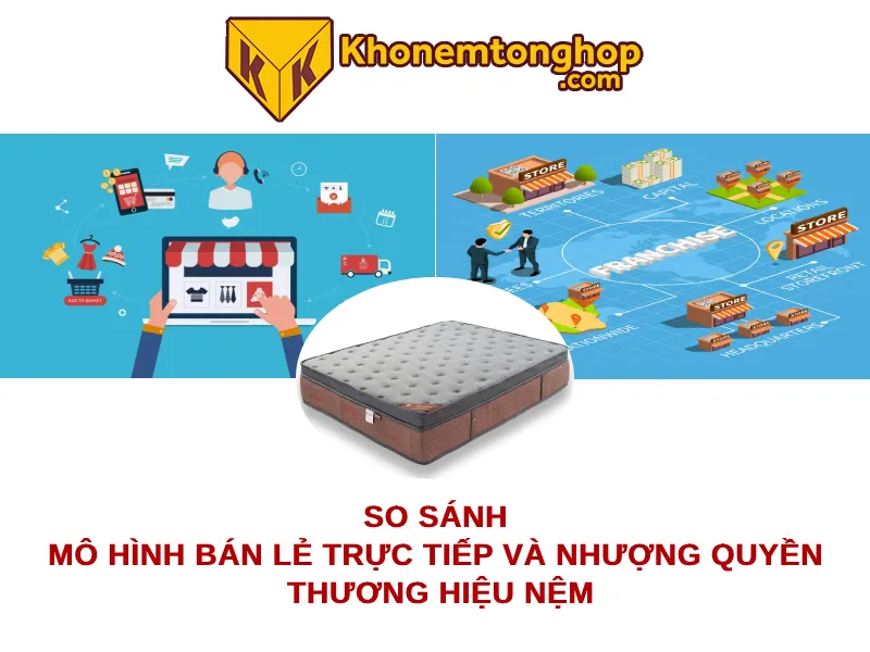 So sánh mô hình bán lẻ trực tiếp và nhượng quyền thương hiệu nệm 1 So sánh mô hình bán lẻ trực tiếp và nhượng quyền thương hiệu nệm