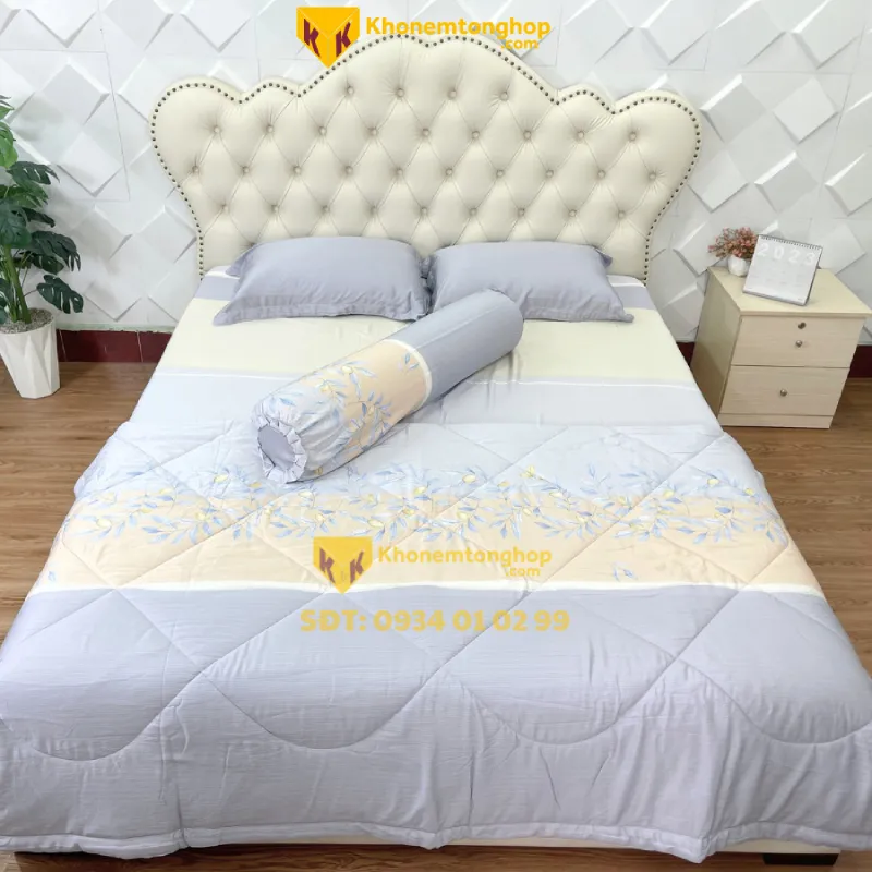 Drap mền Tencel 40S (5 món) an toàn cho làn da