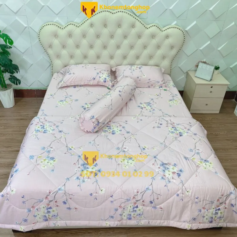 Drap mền Tencel 40S (5 món) thiết kế tinh tế, hiện đại
