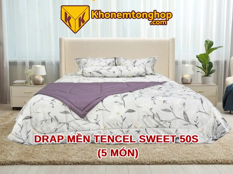 Drap mền Tencel Sweet 50S (5 món)