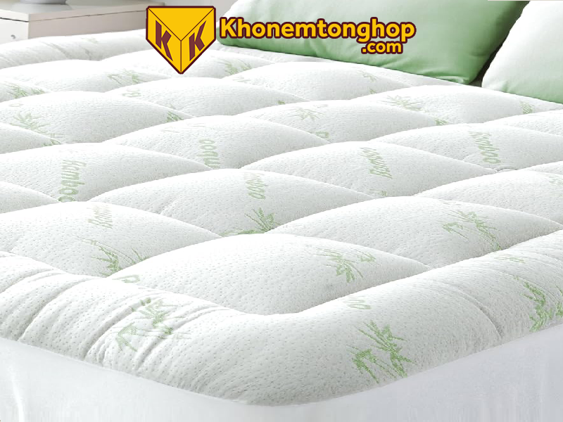 Sợi Bamboo là gì? Ưu điểm và ứng dụng trong thực tế 9 Nệm topper sợi tre