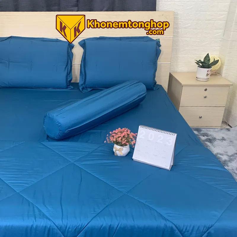 Drap Tencel Basic Annata - Xanh dương 7 Ưu điểm nổi bật của Bộ Drap Tencel Basic Annata – Xanh Dương